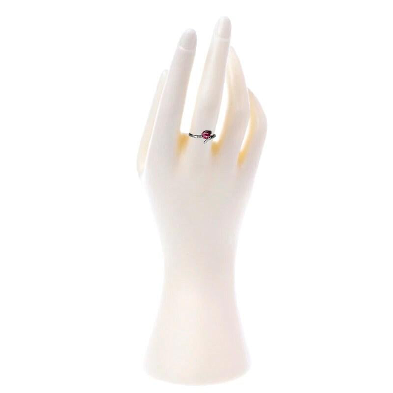 Tulip Ring with ruby in 14k gold