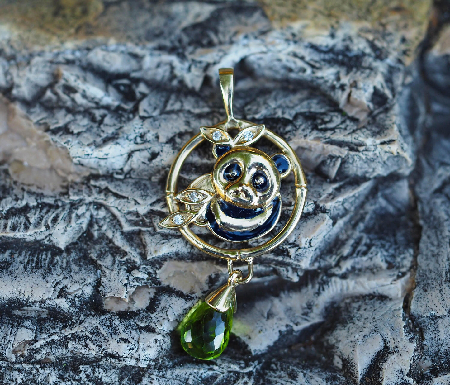 14k gold Koala Bear pendant in 14k gold
