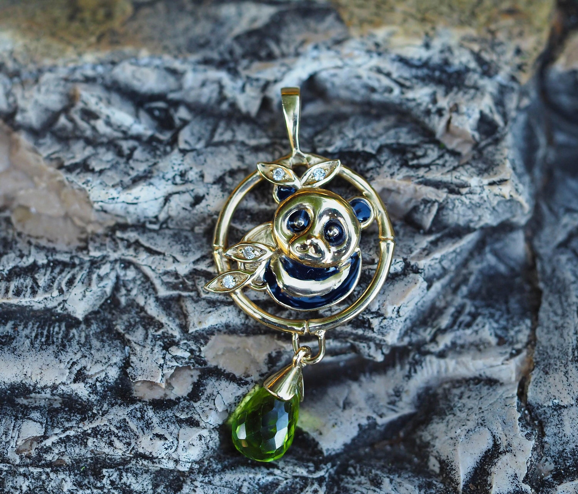 14k gold Koala Bear pendant in 14k gold