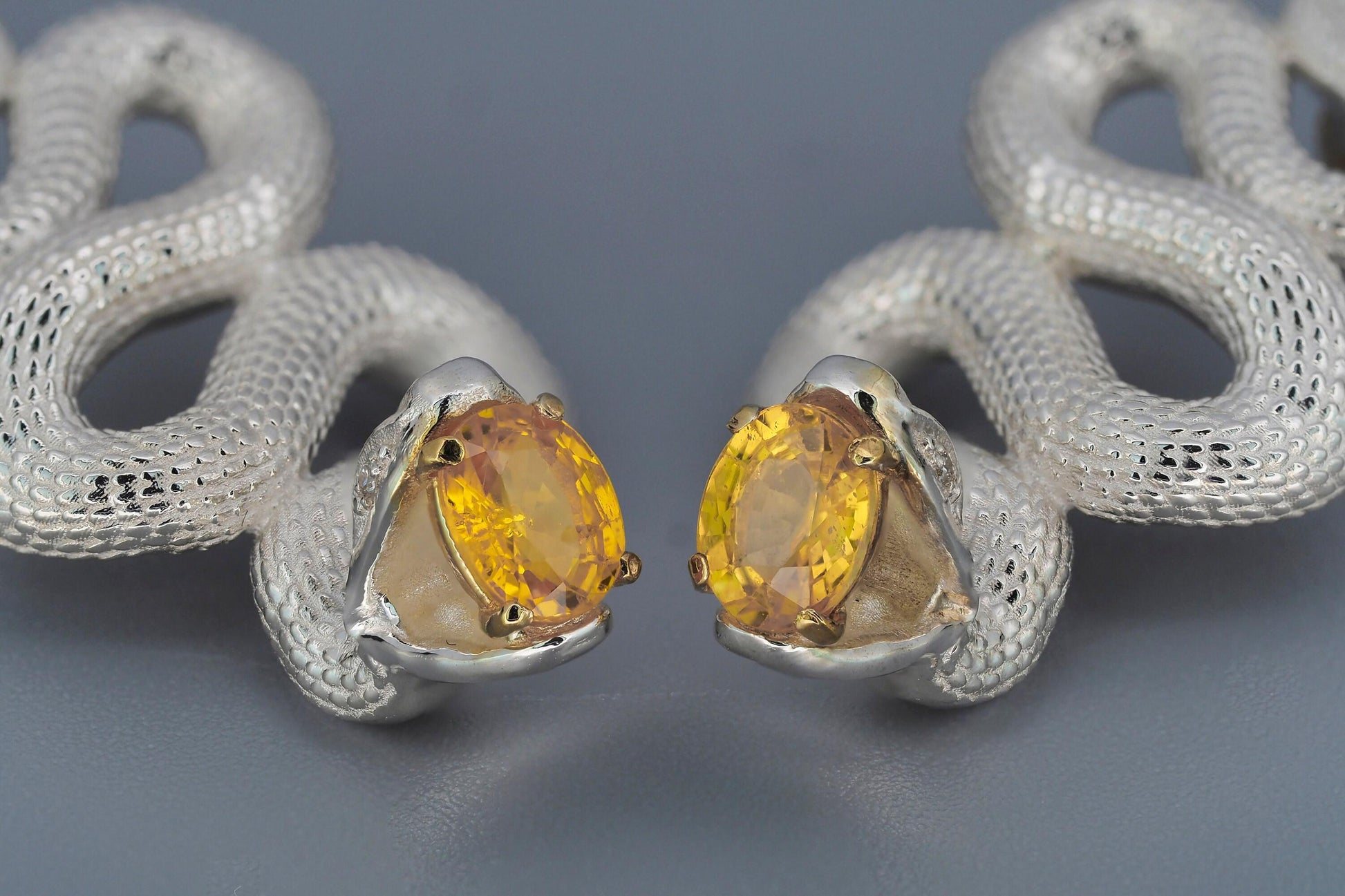 Massive Snake earrings