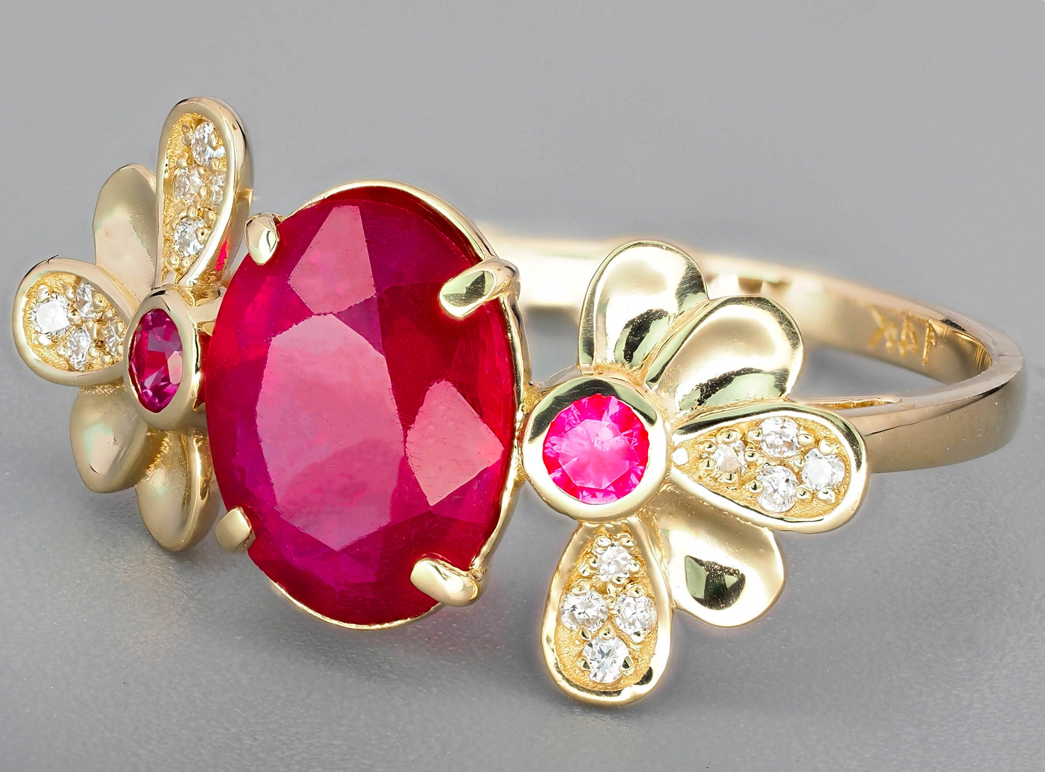 Valentines Day Gifts Vintage Rings for Women Ruby Ring Best Gifts Couples  Valentine's Day - Walmart.com